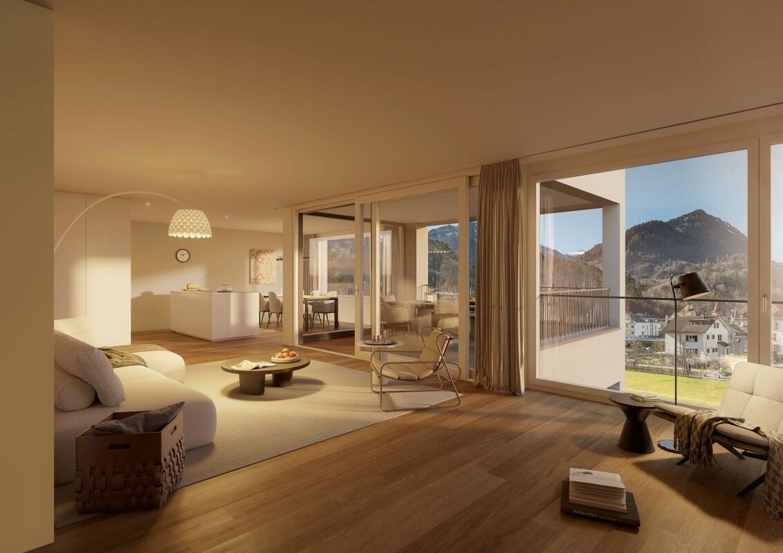 Exklusive 3½-Zimmer-Wohnung im Zentrum von Interlaken, Neubau Guisan Park