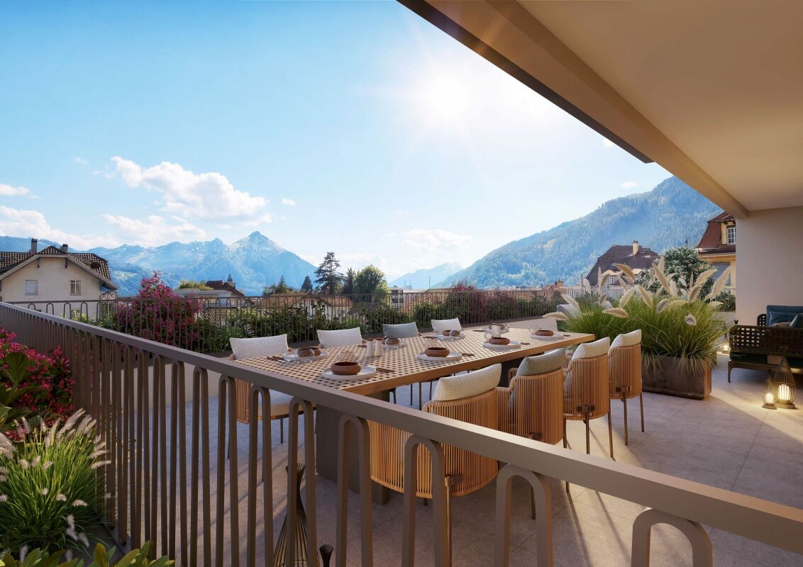 Exklusive 3½-Zimmer-Wohnung im Zentrum von Interlaken, Neubau Guisan Park