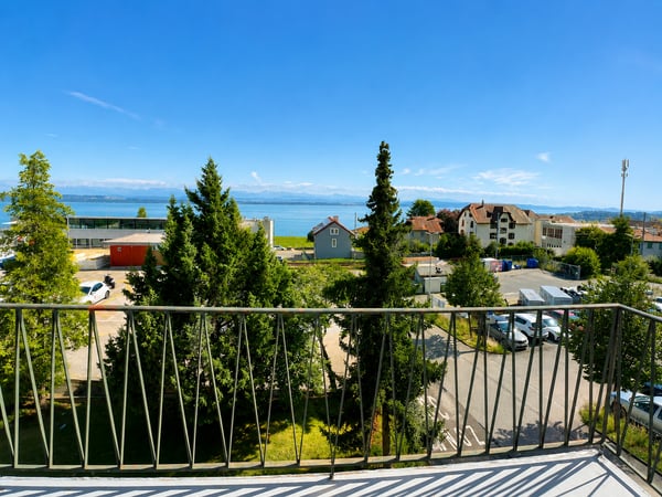 Appartement rénové avec magnifique vue sur le lac et les Alpes 2