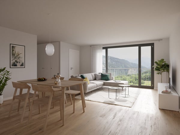 Magnifique appartement de 3,5 pièces avec vue panoramique à Ayent 1