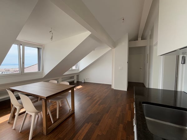 Magnifique appartement en attique moderne avec balcon - Sous gare - Vue sur le lac et ville 6