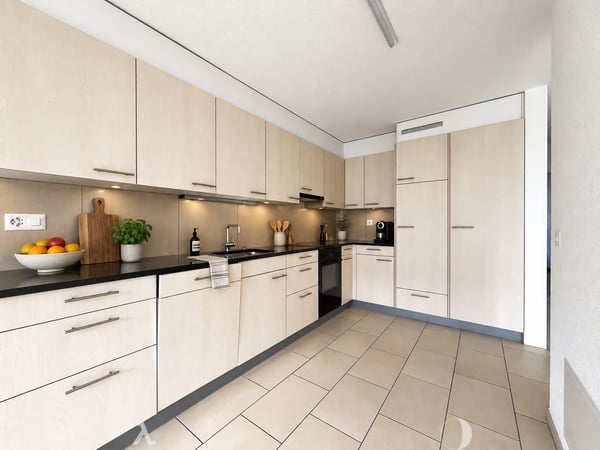 3.5-Zimmerwohnung im Hochparterre / App. 3.5 pièces rez-de-chaussée 1