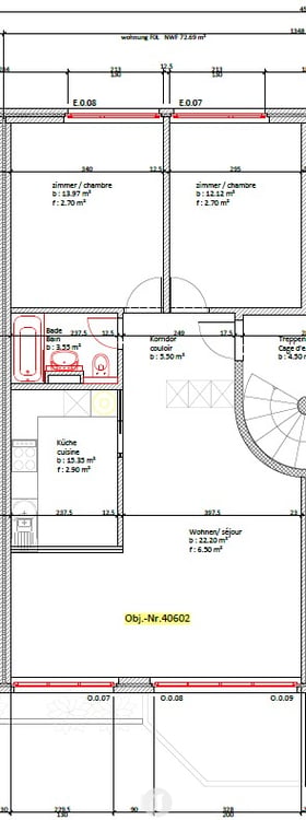 3.5-Zimmerwohnung im Hochparterre / App. 3.5 pièces rez-de-chaussée 7