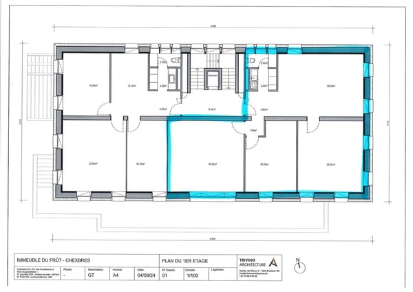 1 Mois de loyer OFFERT - Bureaux de 117m2 au 1er étage 11