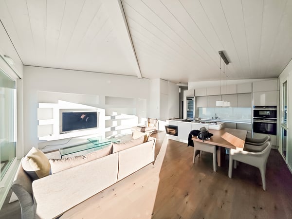 Magnifique appartement de 1.5 pièces meublé avec vue 2