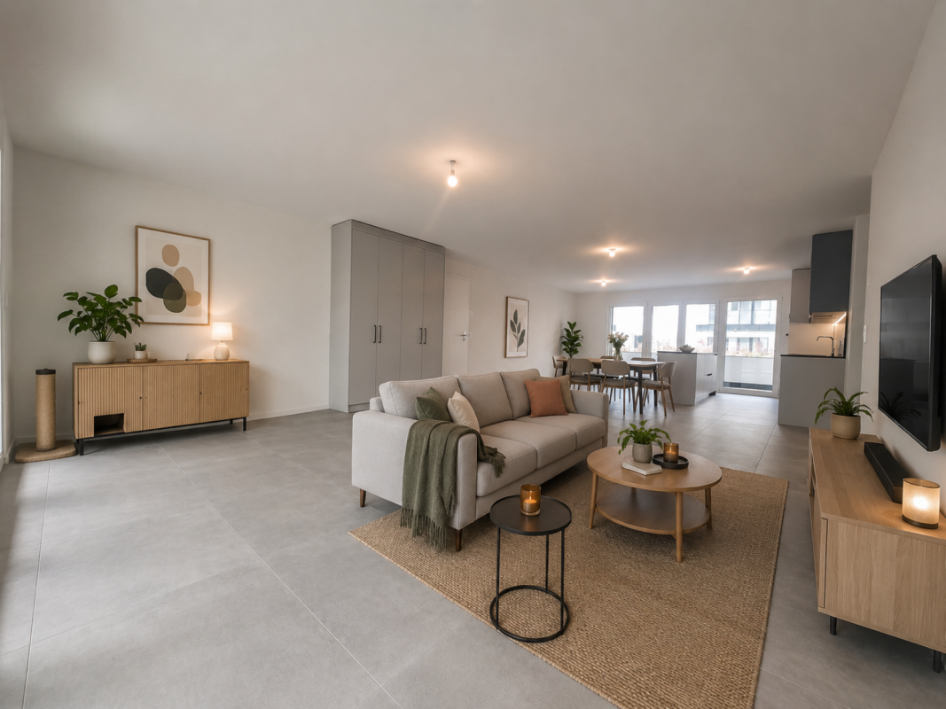 Appartement neuf de 3.5 pièces au rez-de-chaussée étage à Farvagny