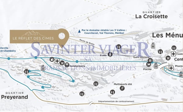 T4 au centre du PLUS VASTE domaine skiable AU MONDE Les 3 Vallées 6
