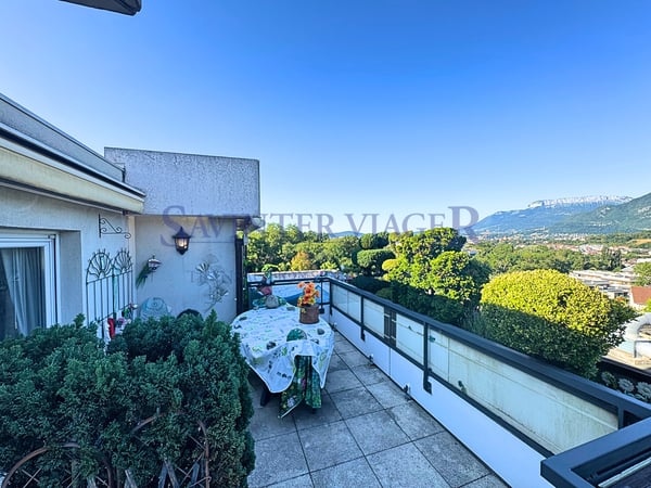 VIAGER. ANNECY. Vue panoramique. 2 Garages inclus. Terrasse 27m2 4