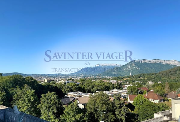 VIAGER. ANNECY. Vue panoramique. 2 Garages inclus. Terrasse 27m2 3