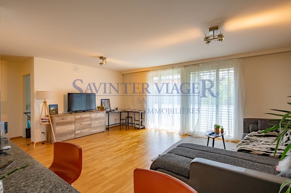 Carouge - Élégant 3 pièces avec vaste balcon et vue dégagée 3