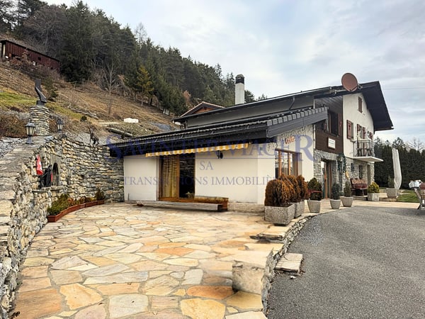 Savièse, Chalet rustique avec une magnifique vue - Viager occupé 13