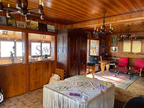 Chalet dominant la vallée en viager 10