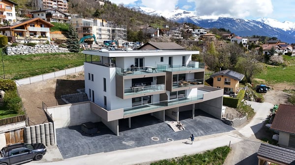 Magnifique appartement de 1.5 pièces avec terrasse à Crans-Montana avec terrasse de 84m2