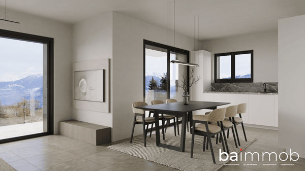 Magnifique appartement 3,5 pièces de 109m2 avec une vue panoramique sur les alpes ! 6