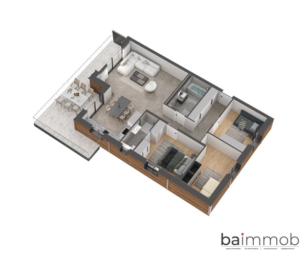 Magnifique appartement 4,5 pièces de 135m2 avec terrasse et jardin privatif ! 5
