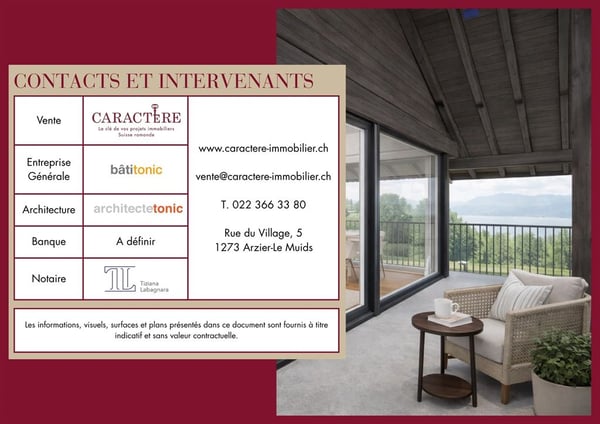 Rez-de-jardin - Nouvelle construction - Arzier - Lot B1 10