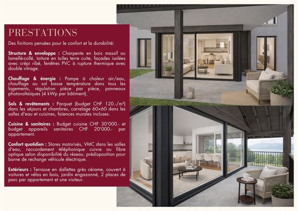 Rez-de-jardin - Nouvelle construction - Arzier - Lot B1 5