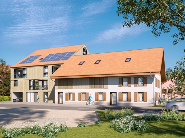 PAYERNE (VD) - 3.5 pièces au rez et 1er étage 1