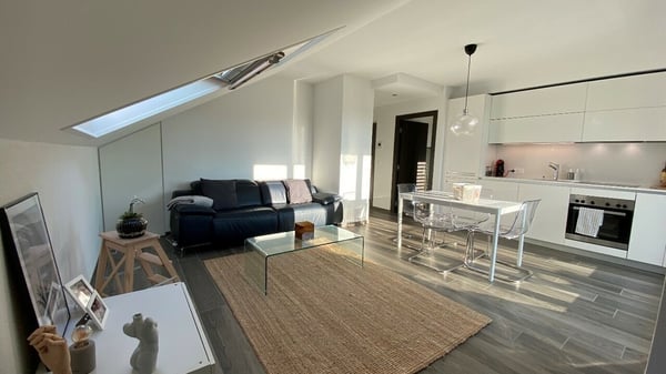 Bel appartement de 1.5 pièces au combles. 3