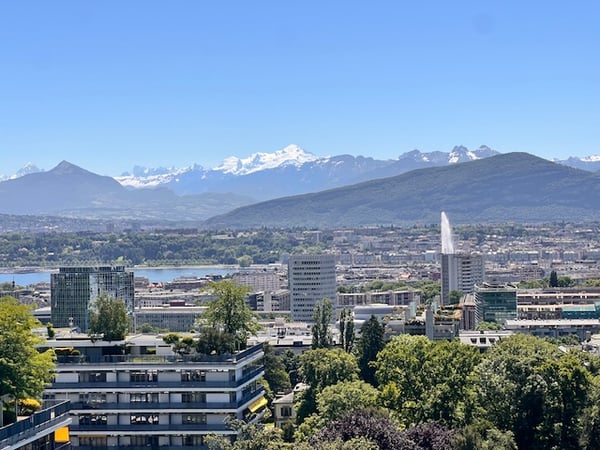 Très bel appartement avec vue lac en viager à Genève 1
