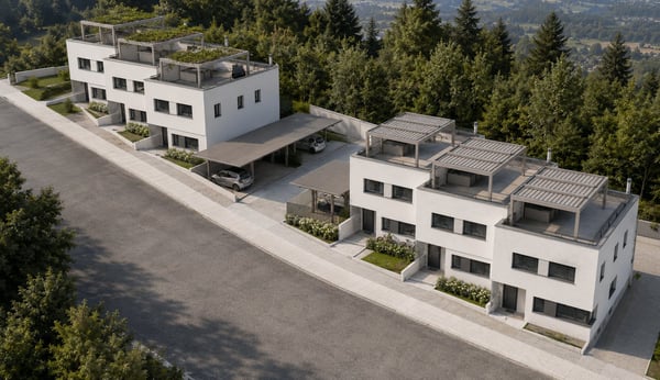 6 villas contemporaines avec rooftop panoramique sur les hauteurs de Saxon 1