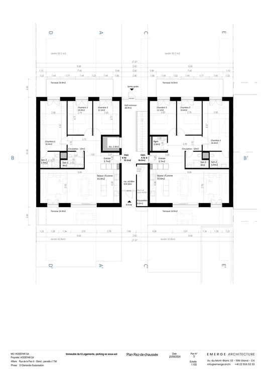 Début des travaux imminent! Beau 7.5 pièces en RDC avec jardins 13