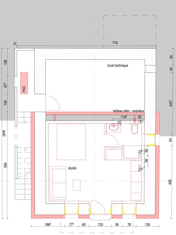 Salins // Petit immeuble de 3 appartements 11