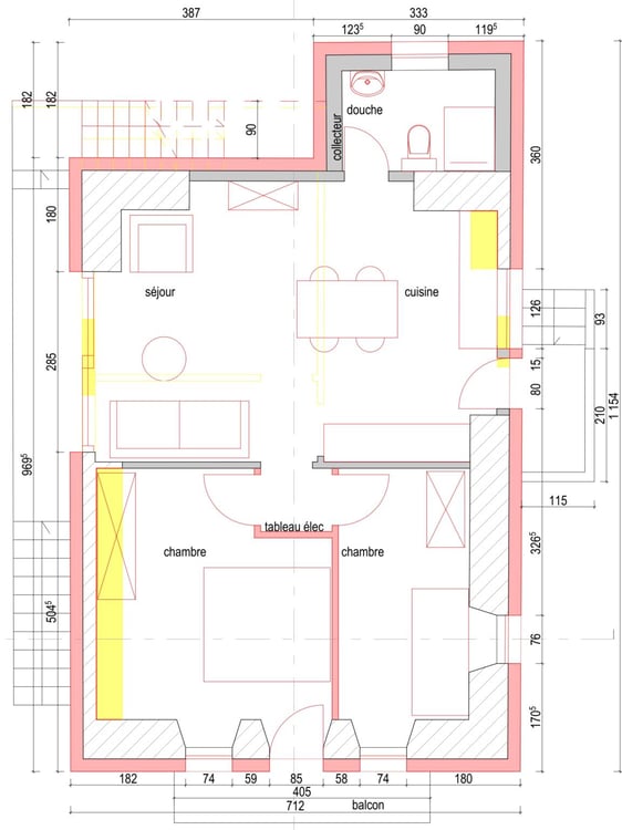 Salins // Petit immeuble de 3 appartements 7