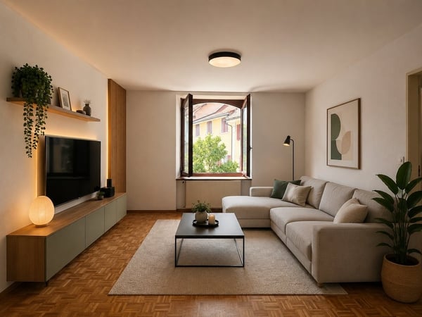 Appartement de 2.5pcs à louer pour de suite au centre de Moutier ! 2