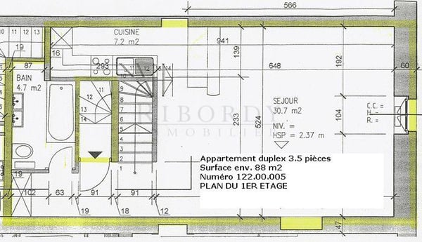 Corsier au calme, dans belle bâtisse campagnarde, appartement de 3.5 pièces ! 7