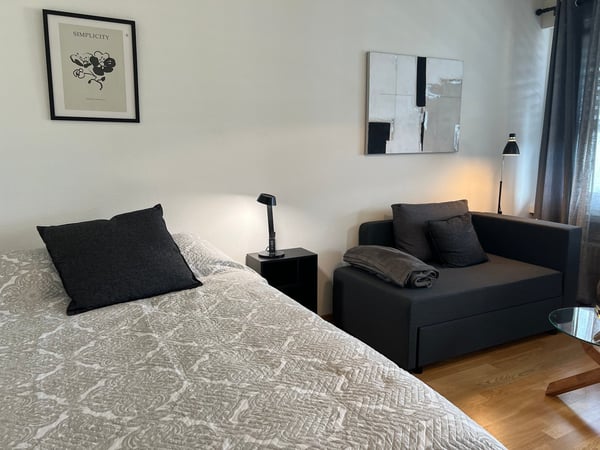 Meublé - équipé - standing - 7m2- balcon - machine à laver le linge WIFI- SERAFE - ECA inclus 2