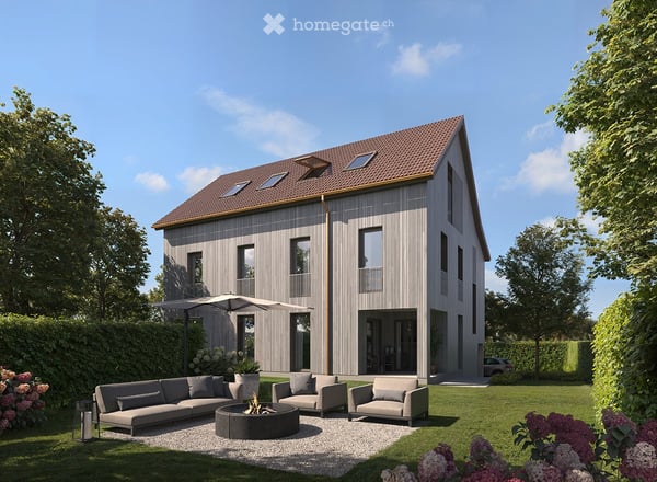 Modernes Neubau-Doppeleinfamilienhaus - hochwertiges Wohnen zwischen Zürich, Baden und Aarau 2
