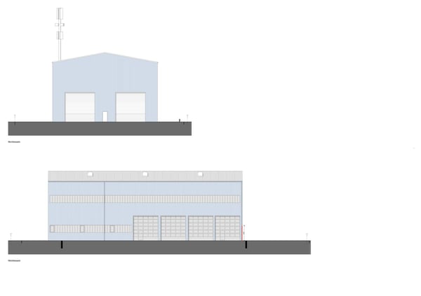 grosse, helle Lagerhalle und Aussenfläche 4