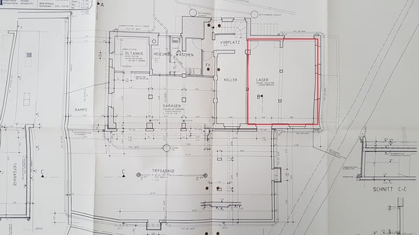grosszügiger, gut erreichbarer Lagerraum 2
