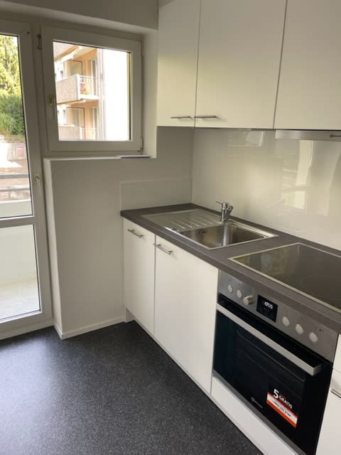 Neu renovierte und attraktive schöne 1 Zimmerwohnung an ruhiger Lage mit neuer Küche und WC/Bad 4