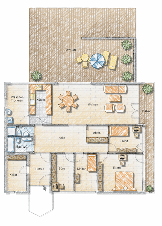 Grosszügige 1.5-Zimmer-Terrassenwohnung mit wunderschönem Seeblick in Pfäffikon SZ 2