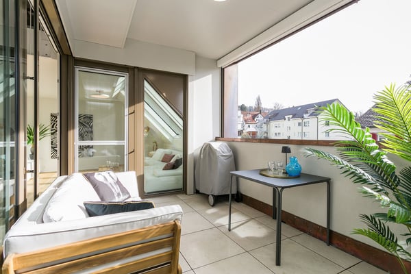 Nicht alltägliche 1-Zimmer Maisonette-Douplex-Wohnung der Extraklasse 6