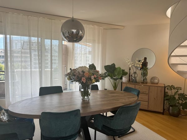 Magnifique attique de 6 pièces avec balcon et terrasse de 90m2 à Carouge 2