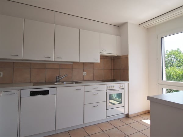 Ruhiges und sonniges Zuhause mit Aussicht über Schaffhausen, nur 5 Minuten zu Fuss vom Bahnhof 9