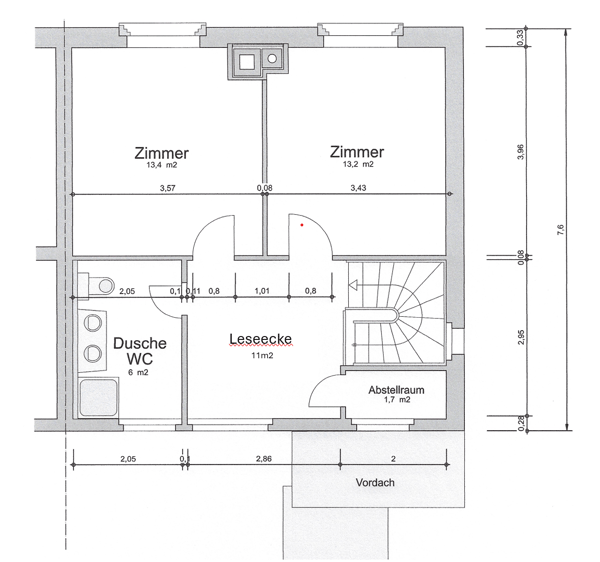 Charmantes Doppeleinfamilienhaus mit privatem Garten 24