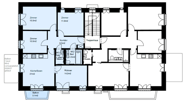Helle, ruhige Gartenwohnung in familienfreundlichem Haus 5