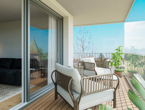 NEUBAU LAKESIDE STAAD: Komfortable Geschosswohnung mit Loggia 8