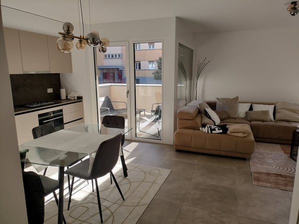 Moderno appartamento 1.5 locali a Mendrisio con balcone 1