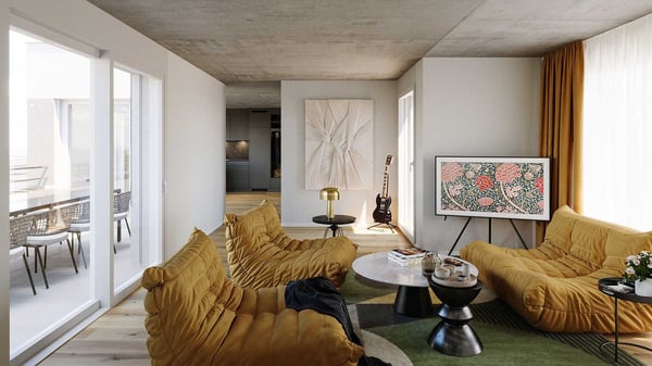 Moderne 1.5-Zimmer-Attika-Wohnung an der Töss, Winterthur 2