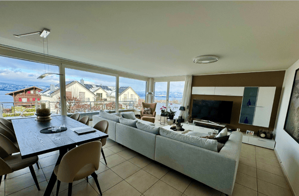 Exklusive 1.5 Zimmer Terrassenwohnung mit Seesicht in Wollerau SZ (auch möbliert) 6