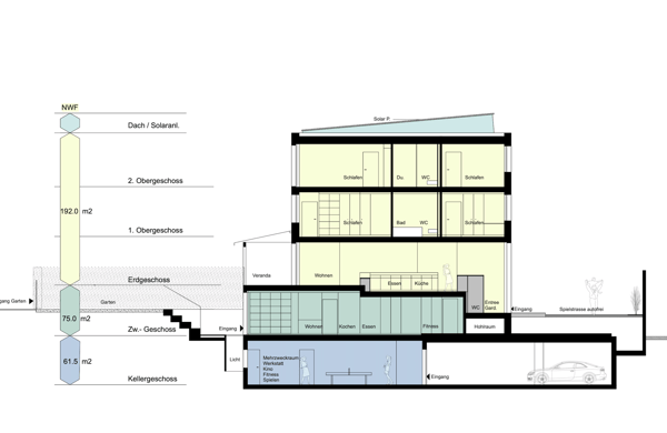Grosszügiges 1.5-Zimmer-Einfamilienhaus mit Balkon in Basel für Familien und WGs 1