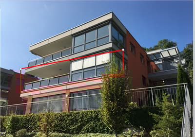1.5 Zi Terrassenwohnung in Kriens (160 m2) plus Terrasse (38 m2) und Garten 4