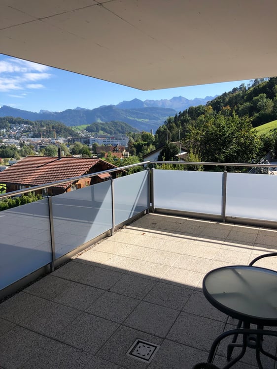 1.5 Zi Terrassenwohnung in Kriens (160 m2) plus Terrasse (38 m2) und Garten 1