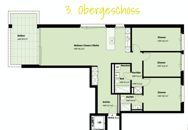 Wohnung in Schübelbach 2