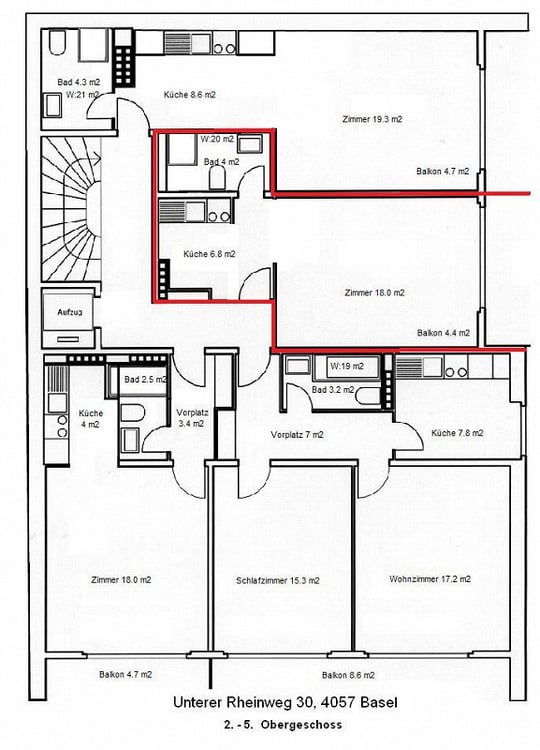 Charmante 2-Zimmer-Wohnung mit Rheinblick in Basel 5